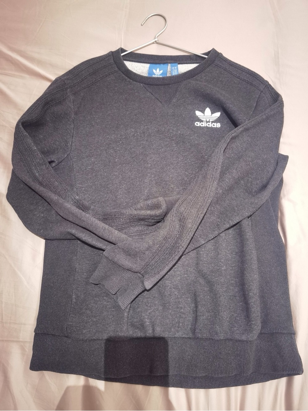 adidas Men’s Crewneck Sweatshirt - Charcoal